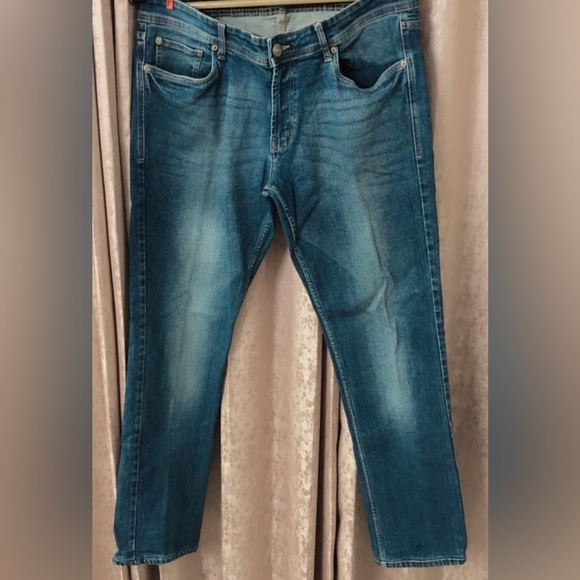 Dark Blue colored, Men’s Jeans, From the Brand “Numero Uno”. Absolutely New! - Picture 2 of 8